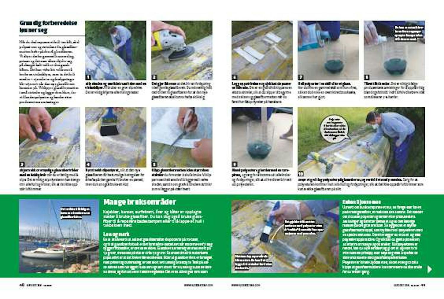 Slik jobber du med glassfiber Slik jobber du med glassfiber